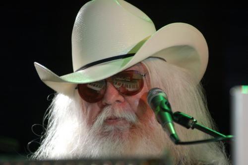 Leon Russell Photo Sign 8in x 12in