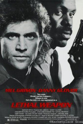 Lethal Weapon movie poster Metal Print 8in x 12in