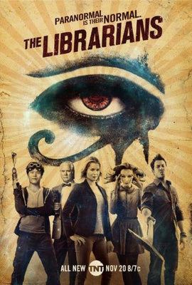 Librarians Tv tin Metal Print Poster| theposterdepot.com