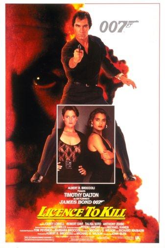 Licence To Kill Metal Movie Poster 8in x 12in