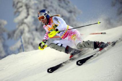 Lindsey Vonn poster tin sign Wall Art