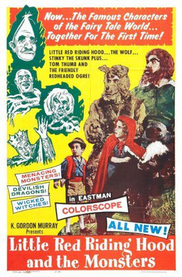 Little Red Riding Hood The Monsters Metal Print 8in x 12in The Poster Depot
