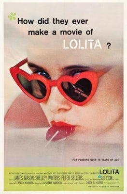 Lolita movie poster Metal Print 8in x 12in