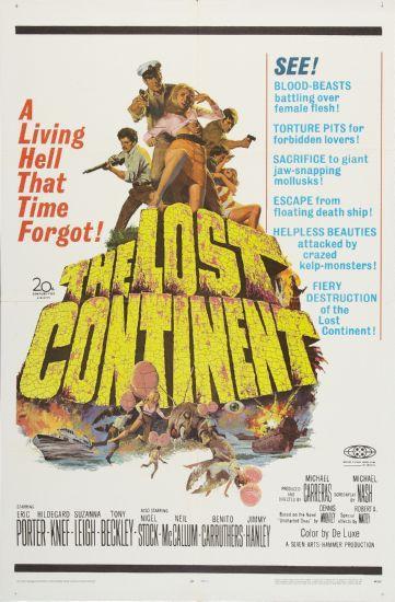 Lost Continent The movie poster Sign 8in x 12in