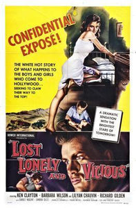 Lost Lonely And Vicious movie poster Sign 8in x 12in