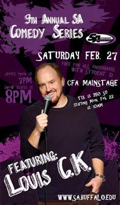 Louis Ck Promo Metal Poster Wall Art 8in x 12in 12"x16" The Poster Depot