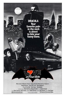 Love At First Bite Metal Movie Poster 8in x 12in