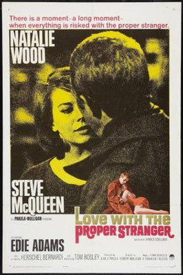 Love With The Proper Stranger Metal Movie Poster 8in x 12in