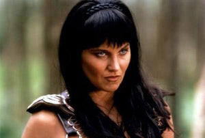 Lucy Lawless Photo Sign 8in x 12in