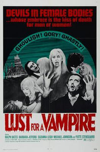 Lust For A Vampire movie poster Sign 8in x 12in