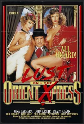 Lust On The Orient Express Metal Movie Poster 8in x 12in