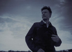 Lyle Lovett Black and White Poster Metal Print 12"x16"