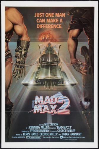 Mad Max 2 movie poster Sign 8in x 12in