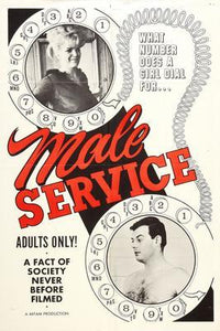 Male Service movie poster Sign 8in x 12in