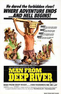 Man From Deep River movie poster Sign 8in x 12in