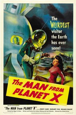 Man From Planet X Metal Movie Poster 8in x 12in
