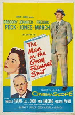 Man In The Gray Flannel Suit Metal Movie Poster 8in x 12in