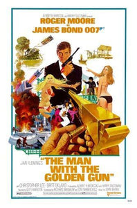 Man With The Golden Gun movie poster Sign 8in x 12in