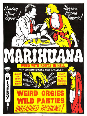 Marihuana Marijuana Psa Movie poster for sale cheap United States USA
