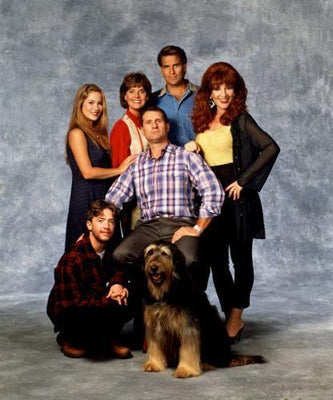 Married With Children Cast Metal Print 8in x 12in