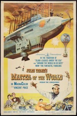 Master Of The World Metal Movie Poster 8in x 12in The Poster Depot