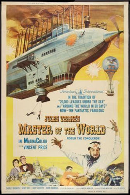 Master Of The World movie poster Metal Print 8in x 12in
