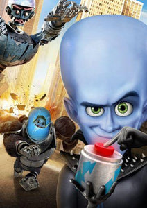 Megamind Photo Sign 8in x 12in