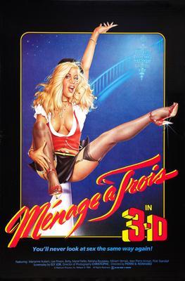 Menage A Trois Metal Movie Poster 8in x 12in The Poster Depot