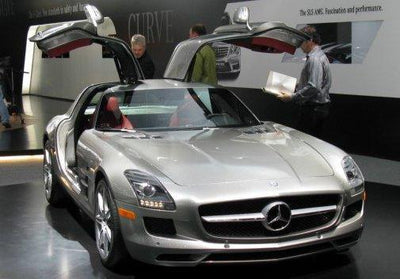 Mercedes Benz Sls Metal Print 8in x 12in