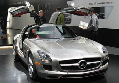 Mercedes Benz Sls poster tin Metal Print Wall Art