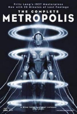 Metropolis movie poster Metal Print 8in x 12in