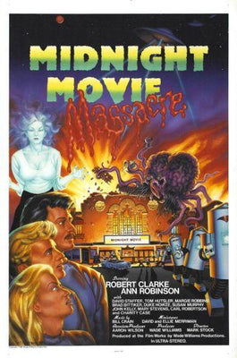 Midnight movie poster Massacre movie poster Metal Print 8in x 12in