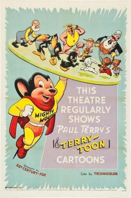 Mighty Mouse Metal Poster Choose Style The Poster Depot