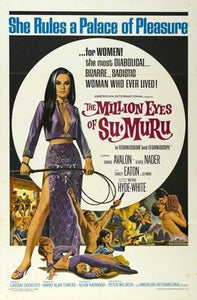 Million Eyes Of Sumuru movie poster Sign 8in x 12in