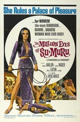 Million Eyes Of Sumuru Metal Movie Poster 8in x 12in