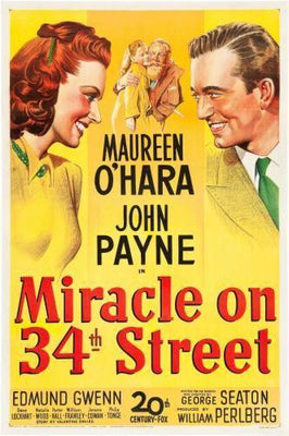 Miracle On 34Th Street Metal Movie Poster 8in x 12in The Poster Depot