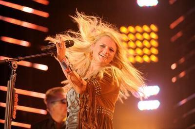 Miranda Lambert On Stage poster tin Metal Print Wall Art