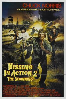 Missing In Action 2 Metal Movie Poster 8in x 12in