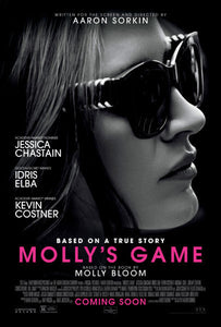 Mollys Game Movie poster for sale cheap United States USA