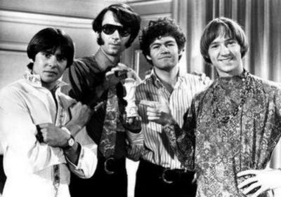 Monkees Great Bw Shot 4 Metal Print 8in x 12in