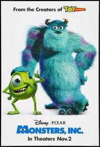 Monsters Inc Movie Poster 11x17 Mini Poster