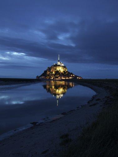 Mont Saint Michel France Photo Sign 8in x 12in