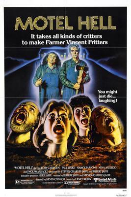 Motel Hell movie poster Metal Print 8in x 12in