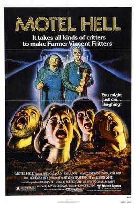 Motel Hell movie poster Sign 8in x 12in