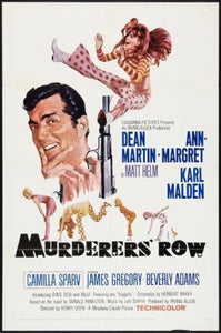 Murderers Row movie poster Sign 8in x 12in