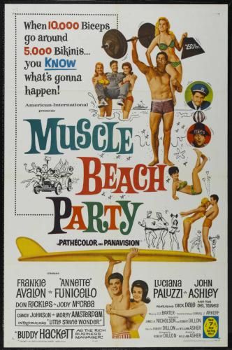 Muscle Beach Party Movie Poster 11x17 Mini Poster