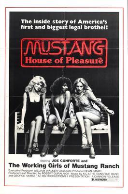 Mustang House Of Pleasure Metal Movie Poster 8in x 12in