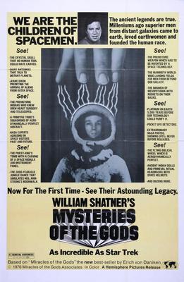 Mysteries Of The Gods Metal Movie Poster 8in x 12in