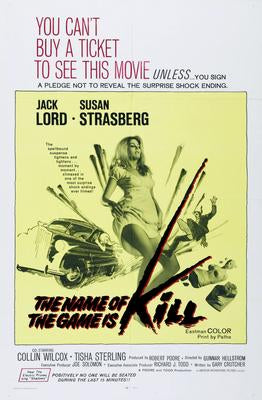 Name Of The Game Is Kill Movie Poster 11x17 Mini Poster