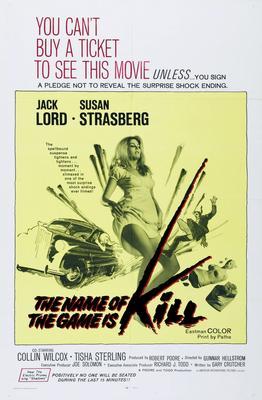 Name Of The Game Is Kill Metal Movie Poster 8in x 12in